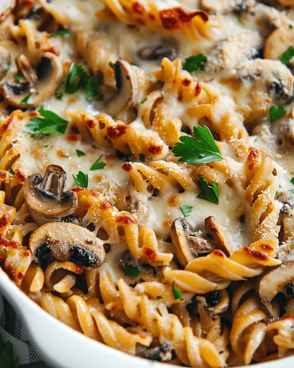 Cottage Cheese and Mushroom Pasta Bake: Easy Comfort Food Delight