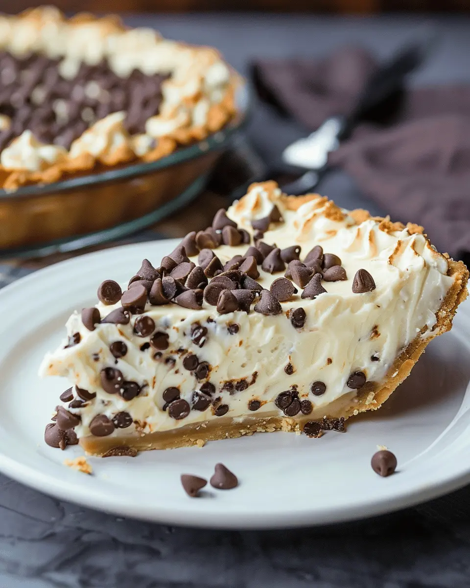 Chocolate Chip Cannoli Pie: An Indulgent Twist on Tradition