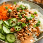 Ground Turkey Rice Bowls with Bang Bang Sauce
