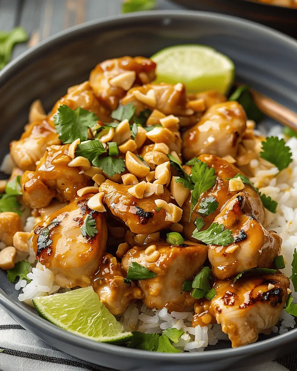 Thai Peanut Chicken: Easy Recipe for a Flavorful Family Dinner