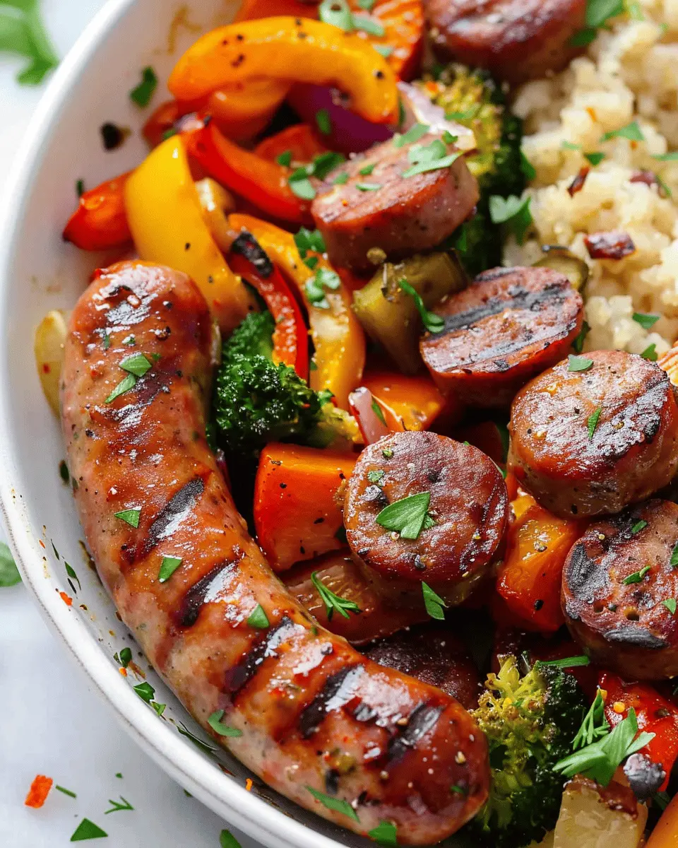 Air Fryer Chicken Sausage and Veggies: Easy, Flavorful Dish