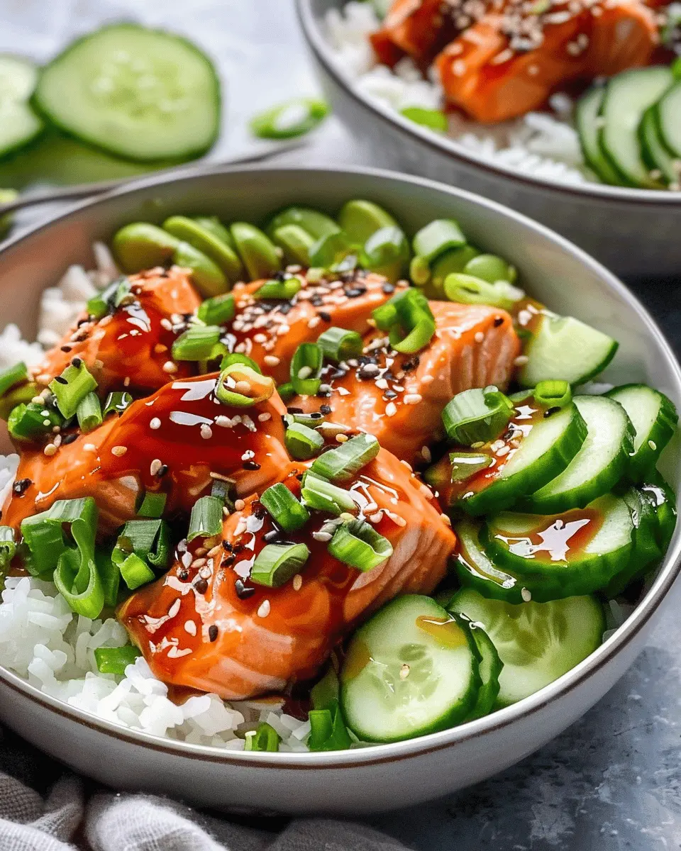 Honey Sriracha Salmon Bowls: Easy, Flavorful Weeknight Dinner
