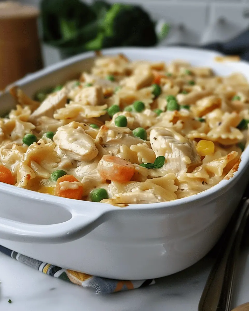 Quick Chicken Pot Pie Pasta: Easy Comfort Food for Busy Nights