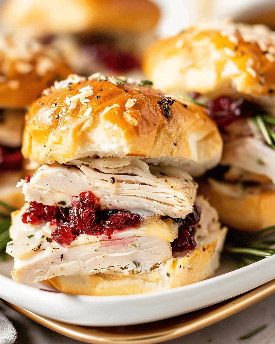 Havarti Cranberry Turkey Sliders: Easy, Delicious Comfort Food