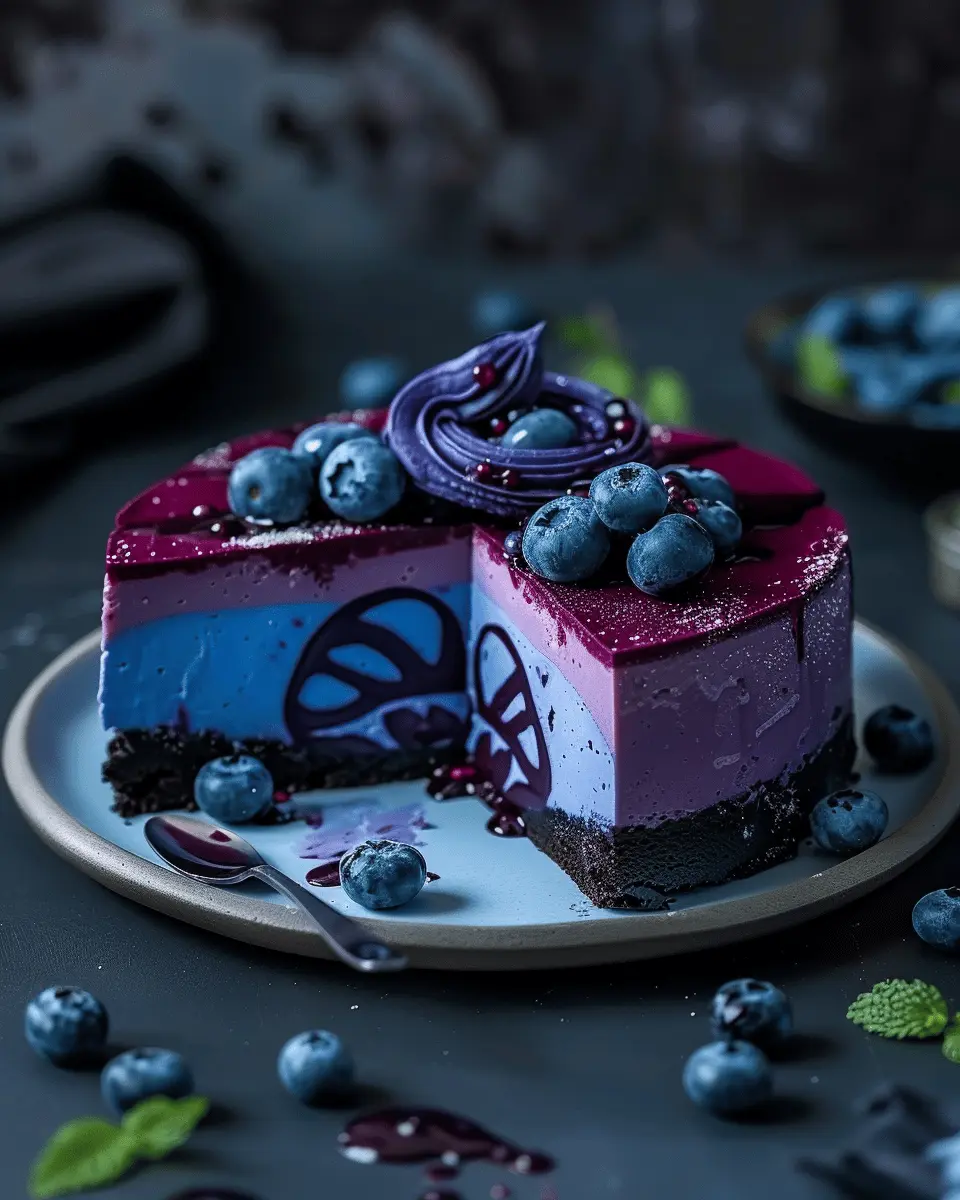 Ravenclaw Midnight Blueberry Cheesecake: A Delightfully Indulgent Twist