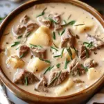 Creamy Steak & Potato Soup