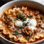 Mouthwatering One Pot Lasagna Soup