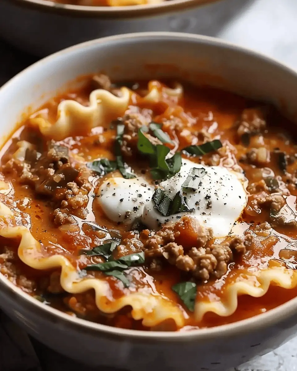 Mouthwatering One Pot Lasagna Soup: Easy Comfort Food Upgrade