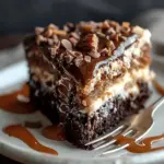 German Chocolate Poke Cake