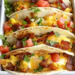 Tasty Baked Breakfast Tacos Recipe