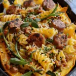 Autumn Sausage Pasta Squash