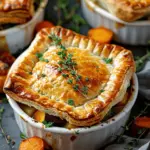 Roasted Autumn Vegetable Pot Pies