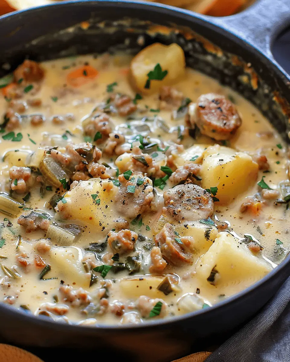 Potato and Sausage Chowder: Comforting Delight for Your Family