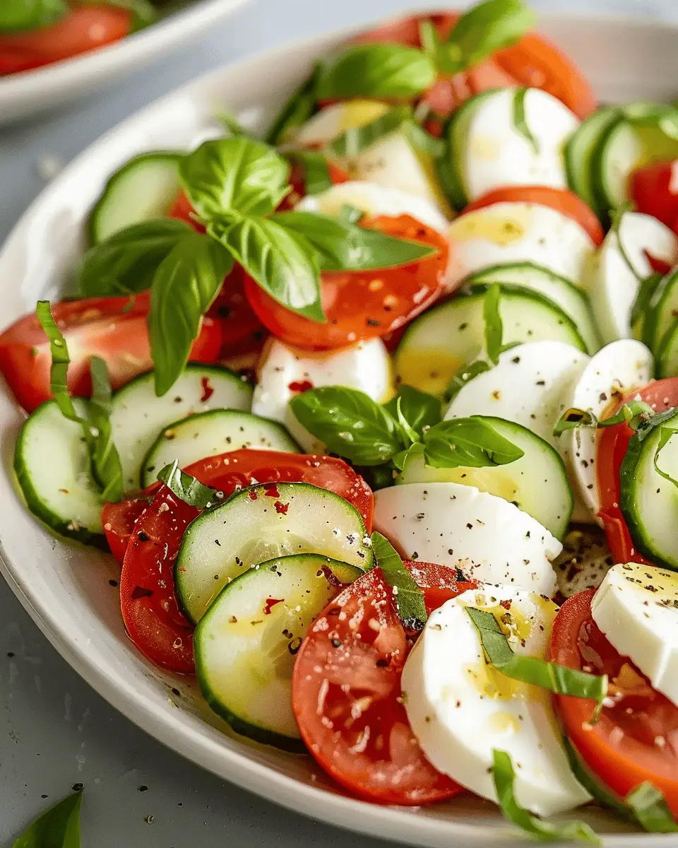 Fresh Cucumber Caprese Salad: A Refreshing Twist on Tradition