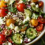 Cottage Cheese Mediterranean Couscous Salad