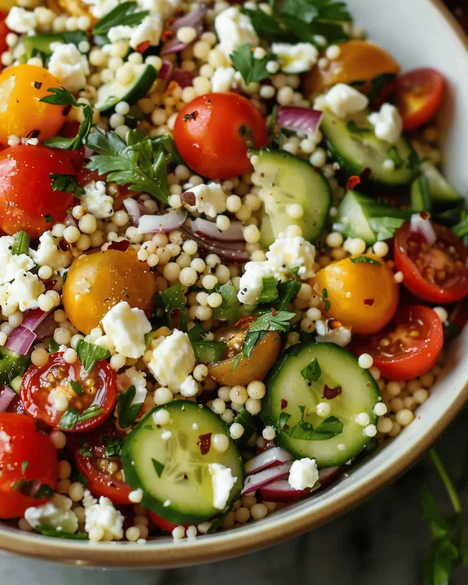 Cottage Cheese Mediterranean Couscous Salad: A Delightfully Fresh Twist