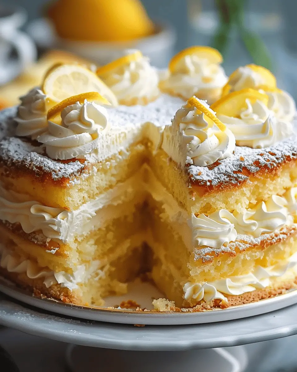 Lemon Cloud Cake: The Best Light and Zesty Dessert to Impress