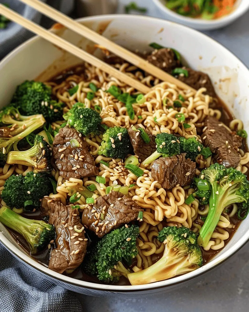 Beef and Broccoli Ramen: Easy Comfort Food for Home Cooks