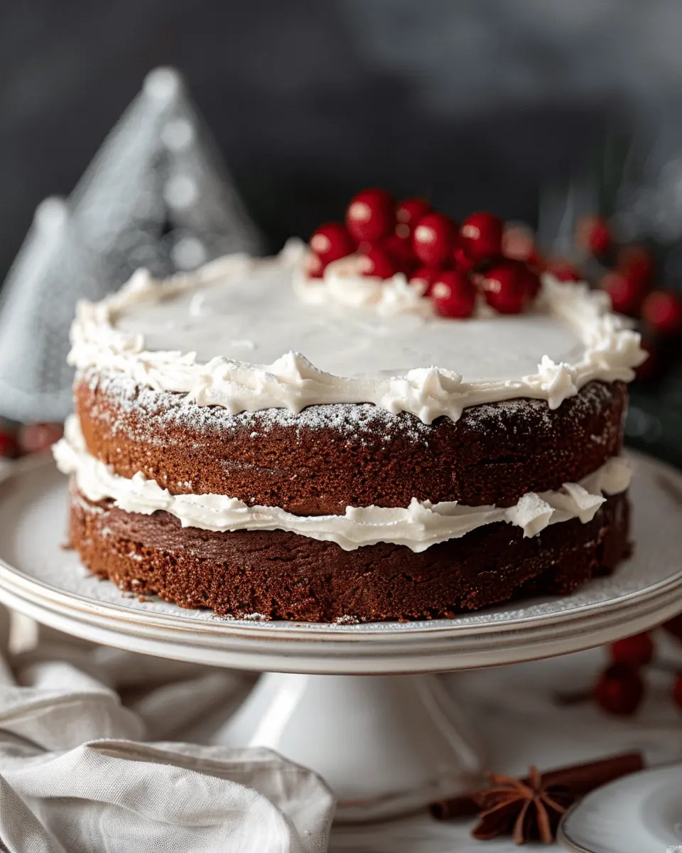 Easy Christmas Gingerbread Cake: A Delightfully Spicy Treat