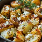 Healthy Baked Feta Potatoes
