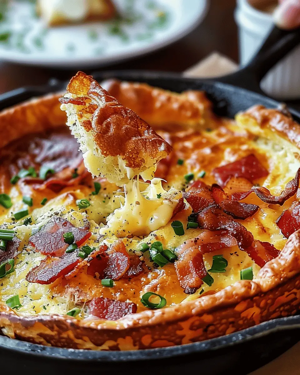 Savory Cheddar Turkey Bacon Dutch Baby: A Delightful Breakfast Twist
