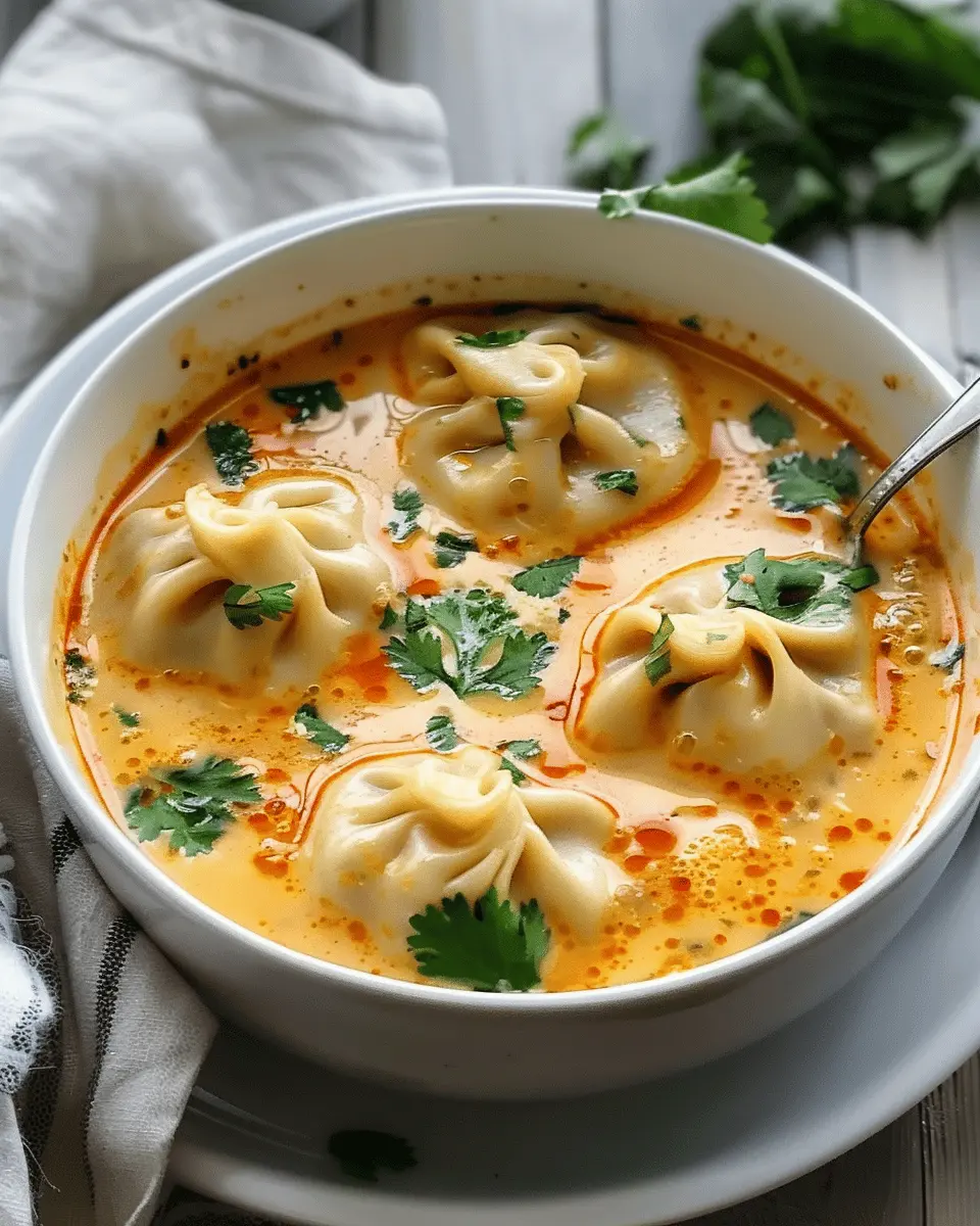 Thai Coconut Curry Dumpling Soup: Easy Comfort Food for All
