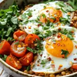 Savory Lentil Breakfast Bowl