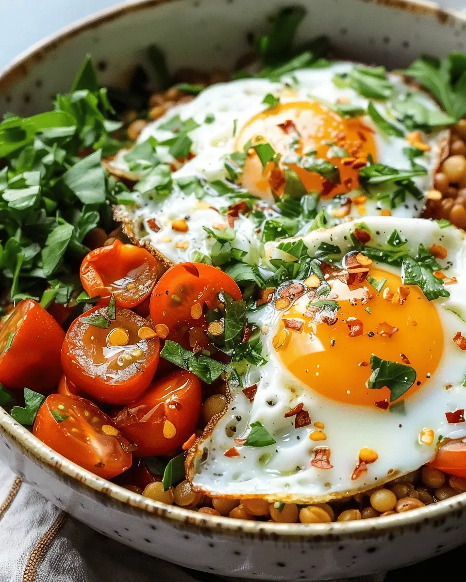 Savory Lentil Breakfast Bowl: A Hearty Start to Your Day