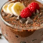 High Protein Chocolate Chia Pudding