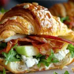 Apple & Goat Cheese Croissant Sandwich