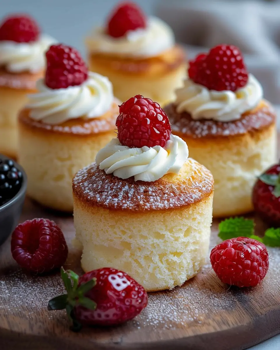 Fluffy Japanese Cotton Cheesecake Cupcakes: Indulge in Blissful Bites