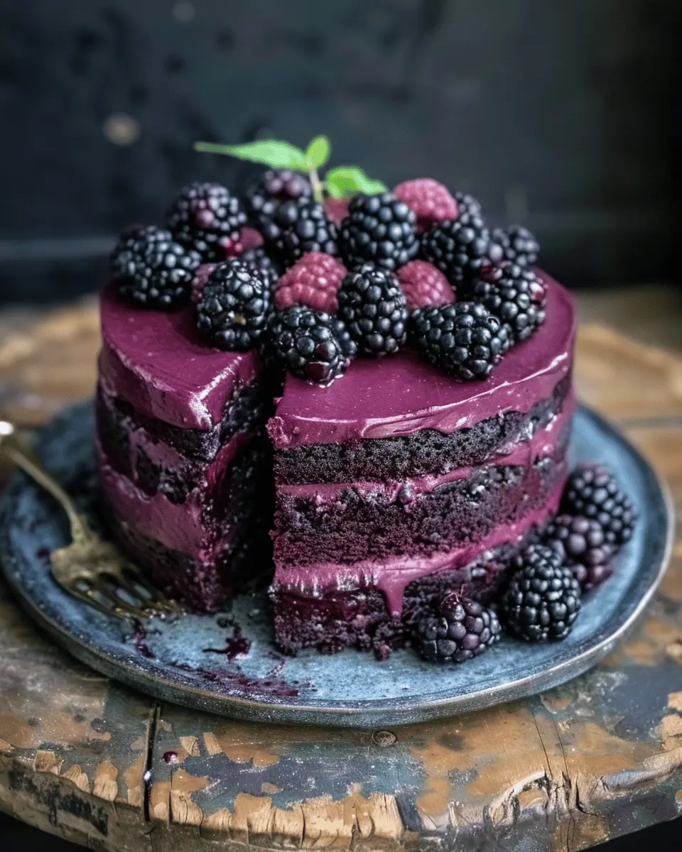 Blackberry Velvet Gothic Cake: An Indulgent Treat for All Occasions