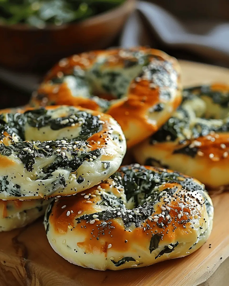 Spinach Cottage Cheese Flagels for Easy Healthy Snacking