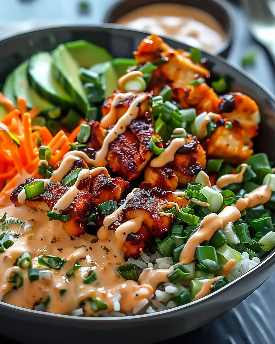 Bang Bang Chicken Bowl: Easy Recipe with Turkey Bacon Twist