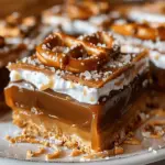 Salted Caramel Pretzel Bars