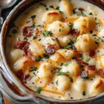 Bacon Cheddar Gnocchi Soup