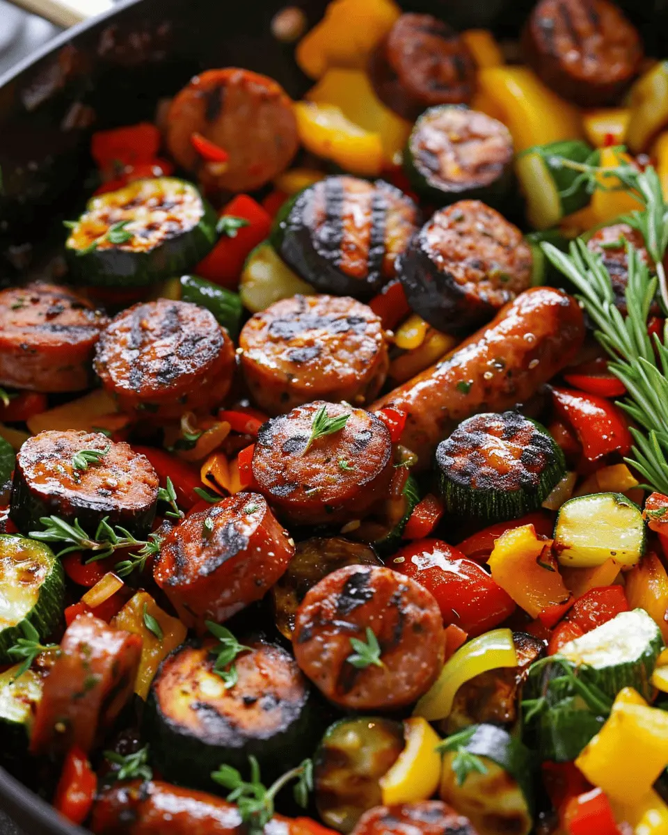 Sausage and Veggies Skillet: Easy 30-Minute One-Pan Meal