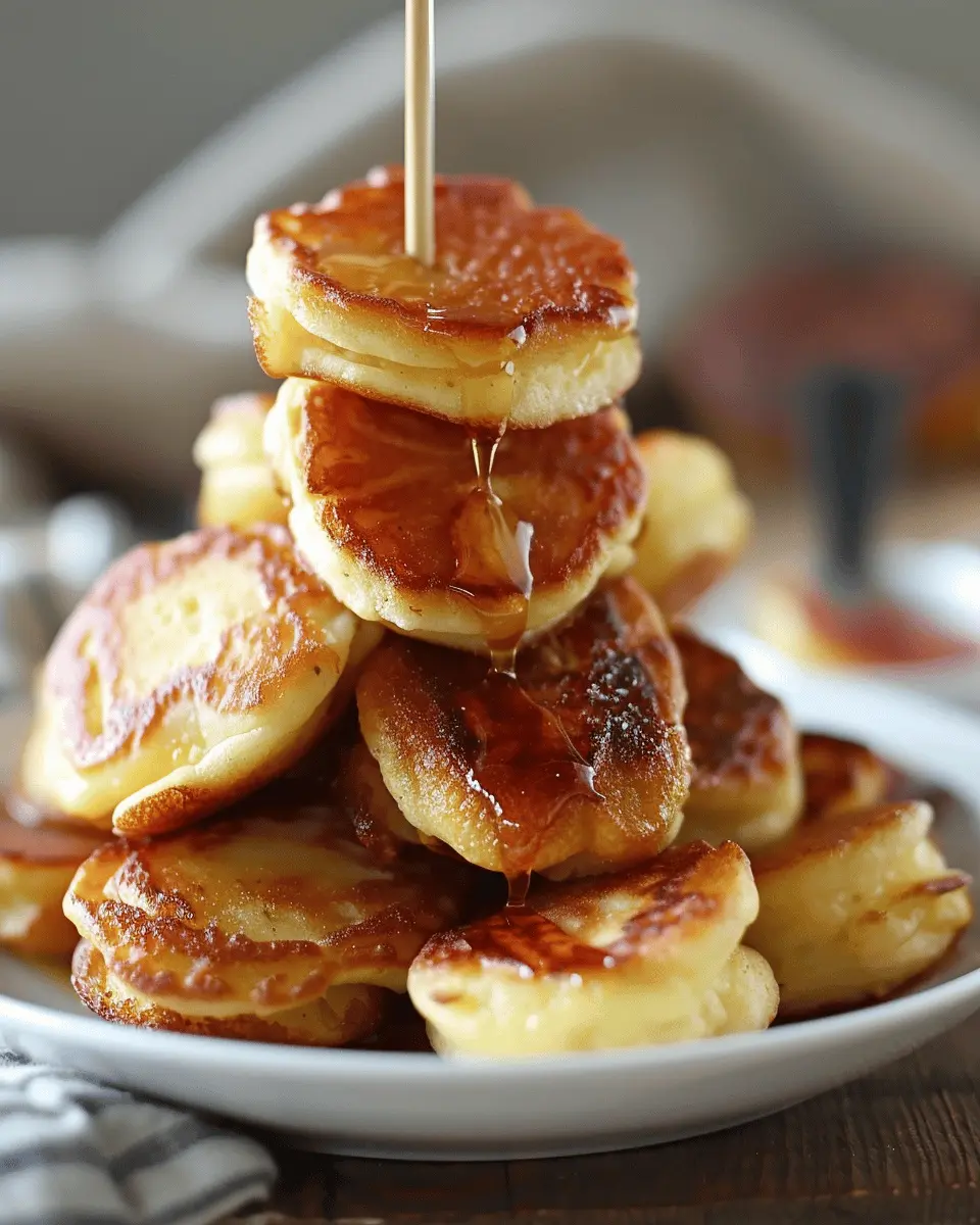 Breakfast pancake poppers: Easy, delicious bites with turkey bacon and chicken ham