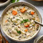 Creamy Crockpot Chicken Wild Rice Soup