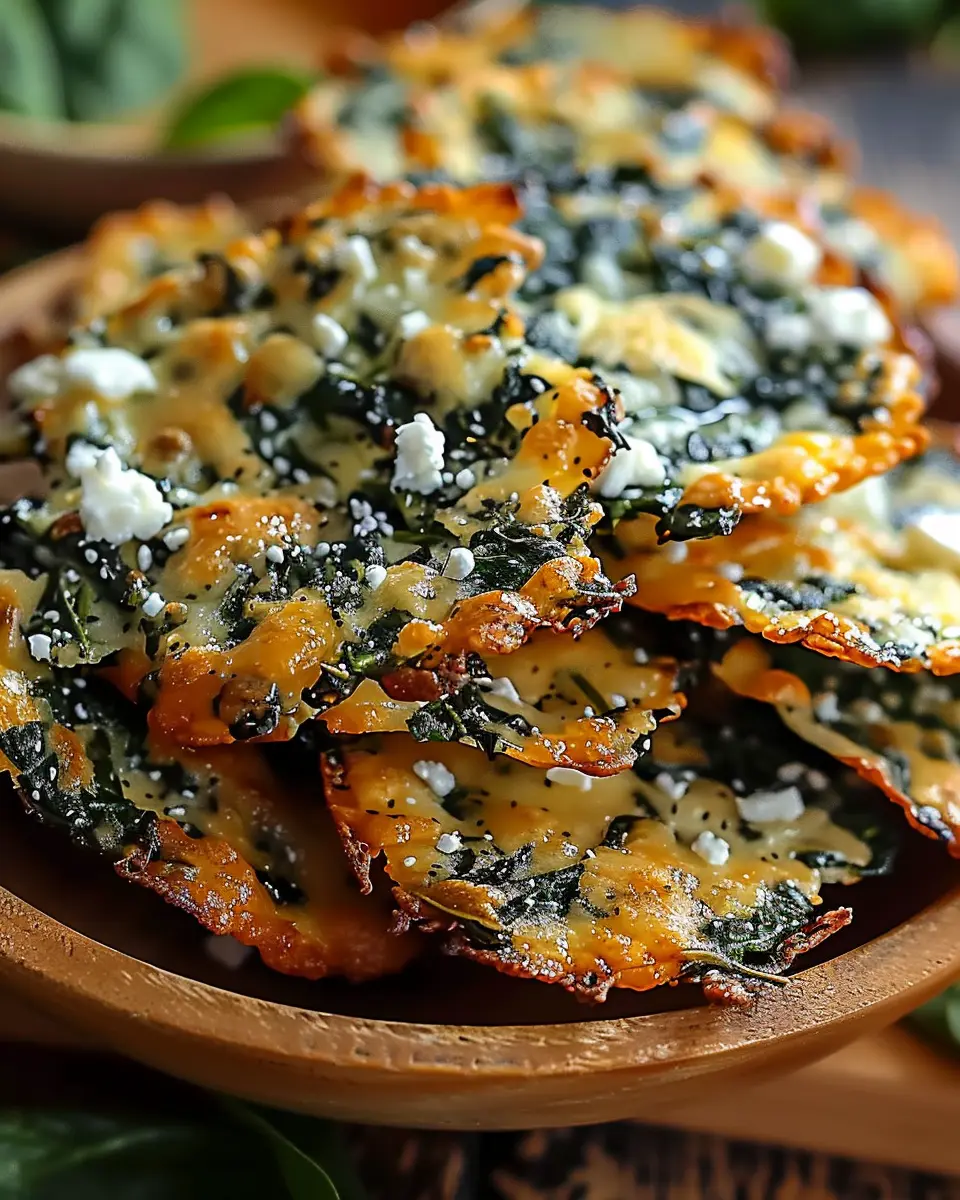 Crispy Spinach and Feta Crisps: A Delightful Snack Upgrade