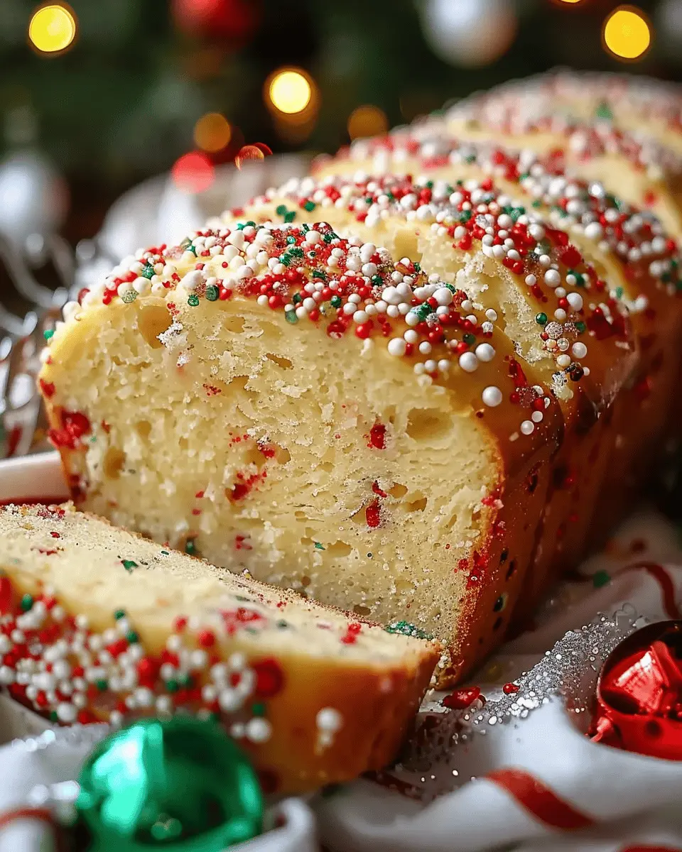 Christmas Sprinkle Buttermilk Bread: The Best Festive Delight