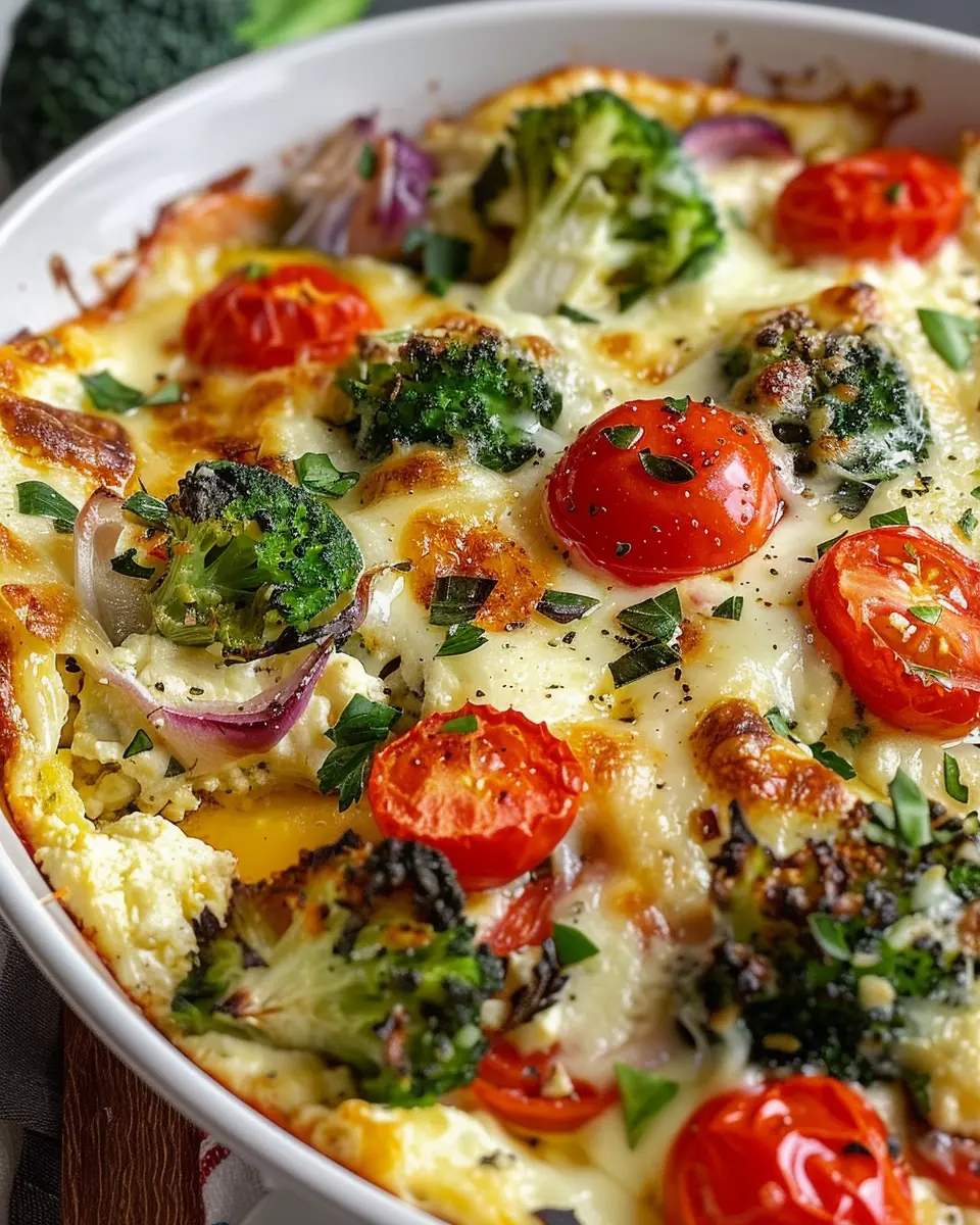 High-Protein Veggie Bake: Easy Cottage Cheese Delight for All