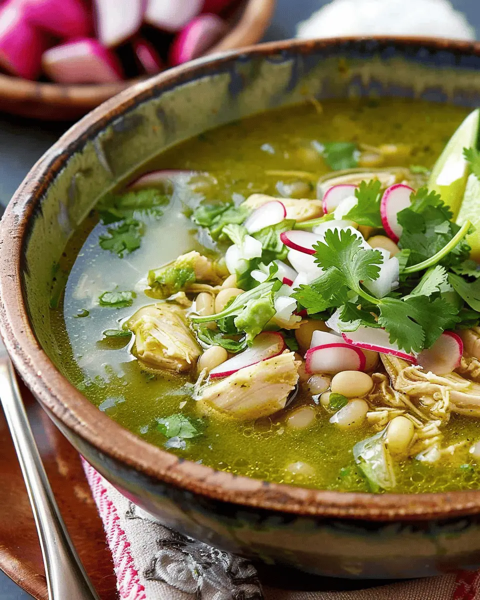 Chicken Pozole Verde Soup for a Cozy Homemade Delight