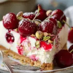 Cherry Pistachio Cheesecake