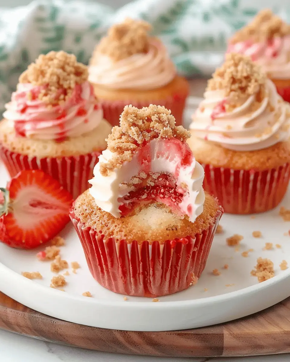 Strawberry Crunch Cupcakes: Indulgent Treat for Any Occasion