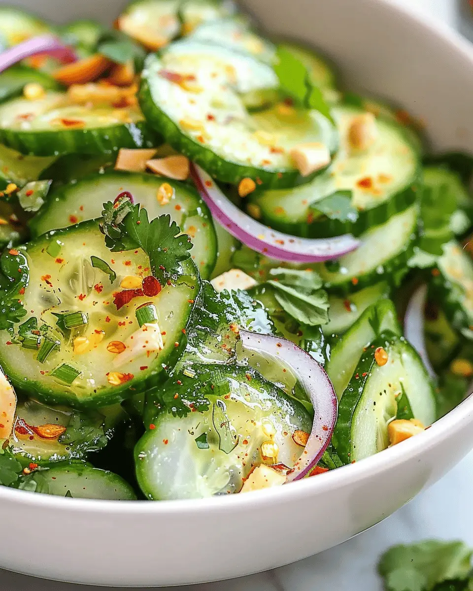 Juicy Thai Cucumber Salad: A Refreshing Twist for Any Meal