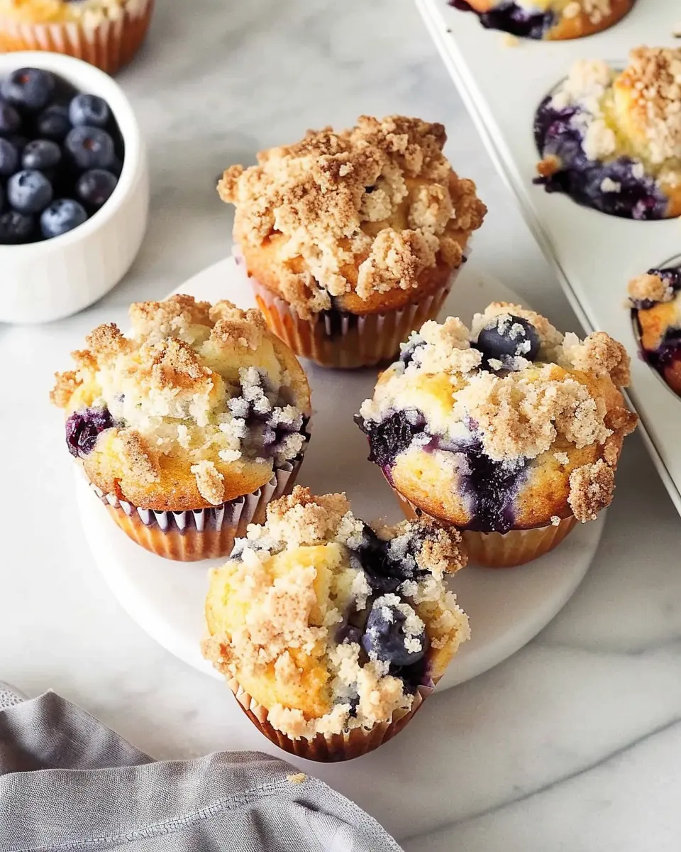 Blueberry Muffins with Crumb Topping: The Best Breakfast Treat