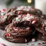 Peppermint Brownie Cookies