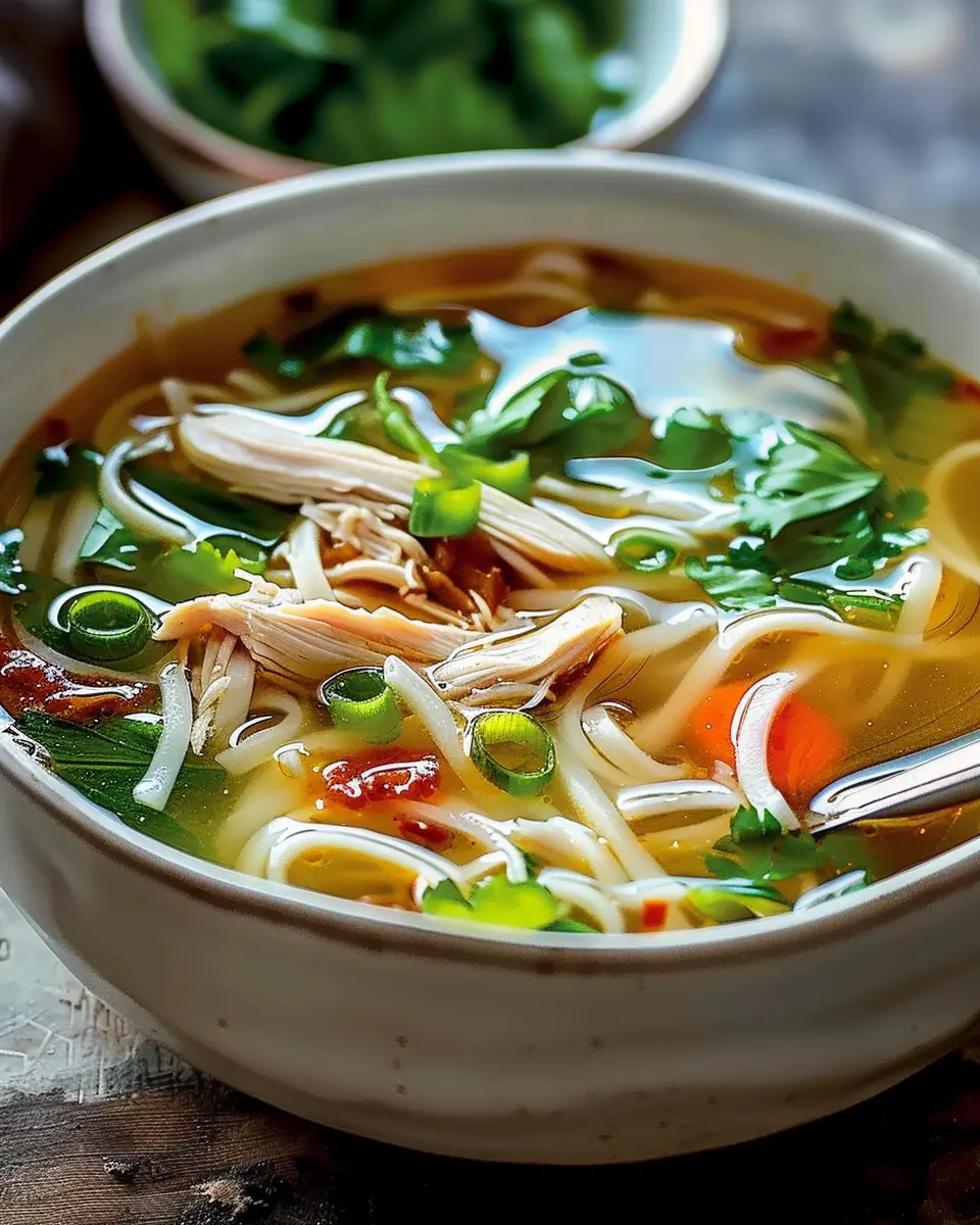 Ginger Garlic Chicken Noodle Soup: The Best Comfort in a Bowl