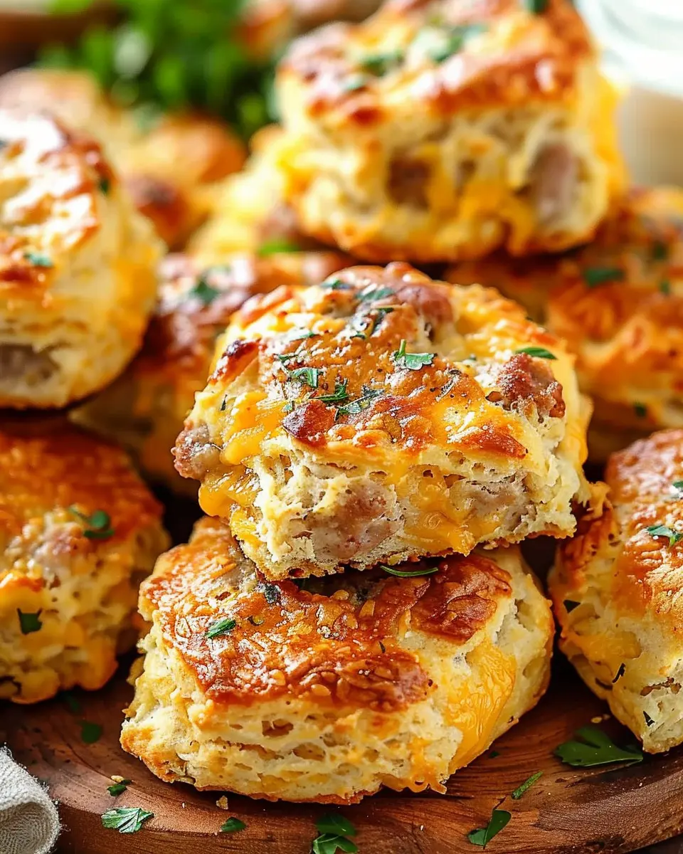 Sausage Cheese Butter Swim Biscuits: The Best Comfort Food Recipe